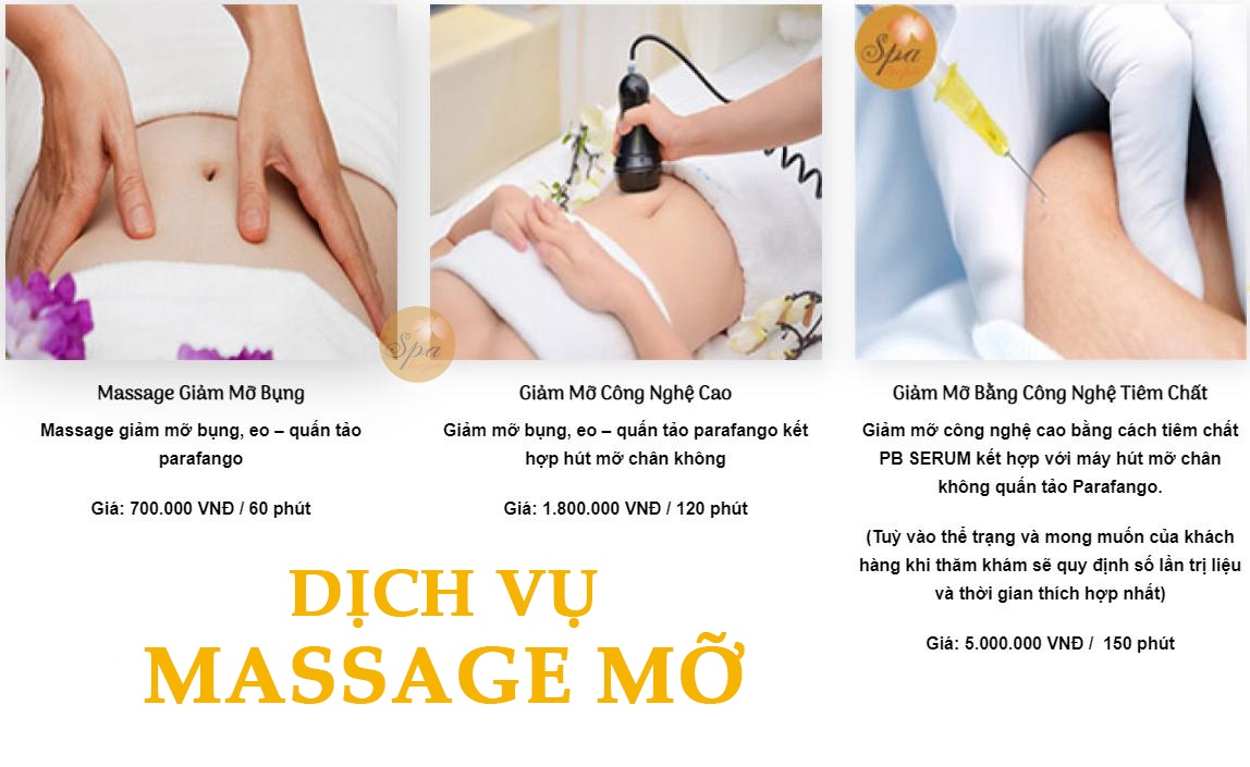 Massage mỡ là một trong các dịch vụ được khách hàng quan tâm hàng đầu khi đến với New Spa Tropic